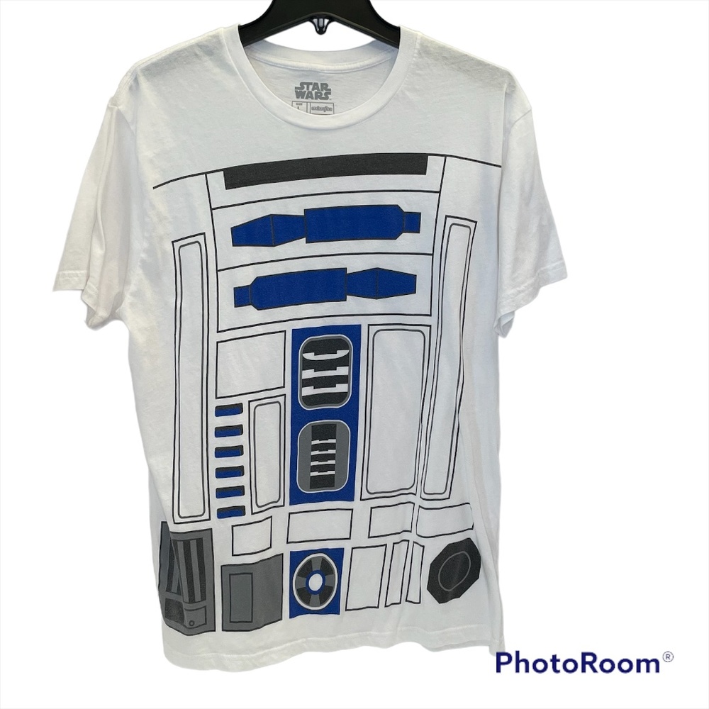 Star Wars I Am R2D2 White T-Shirt Size Large-WeLoveFine LucasFilm Costume